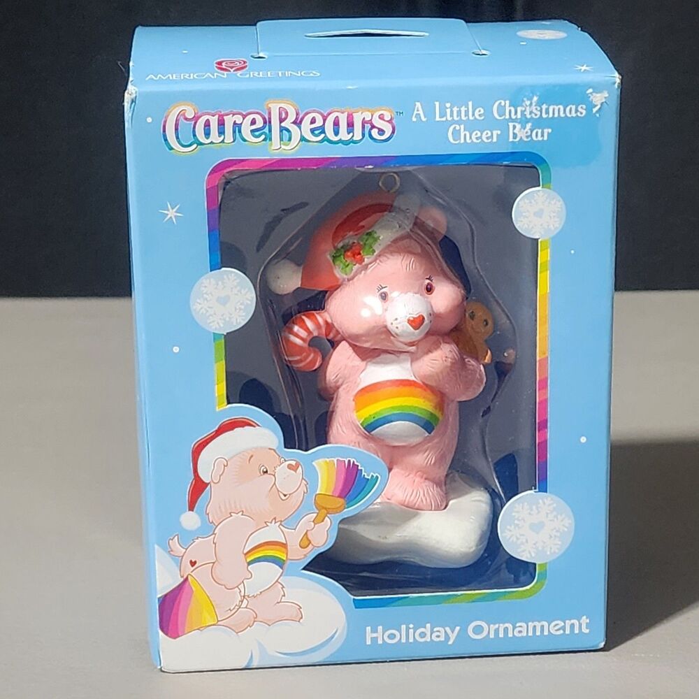 2004 American Greetings Care Bears "A Little Christmas" Cheer Bear Holiday...